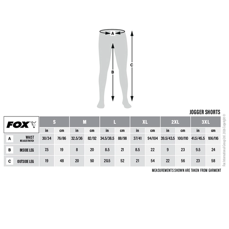 Fox Collection Jogger Shorts Black